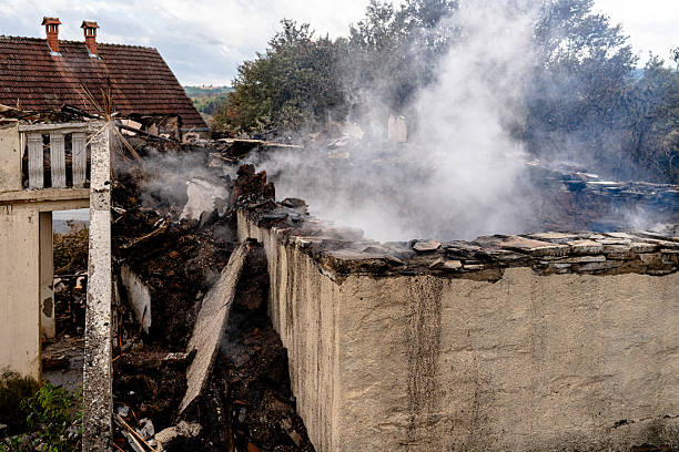 Professional Fire Damage Removal technician working in Oaks, PA
